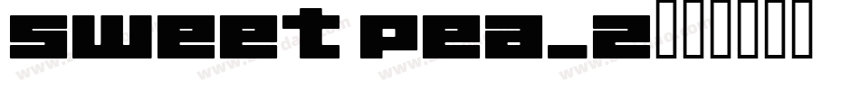 Sweet Pea_2字体转换